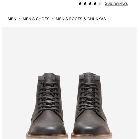 Mens Cole Haan waterproof boots new without  box - Picture 2 of 9